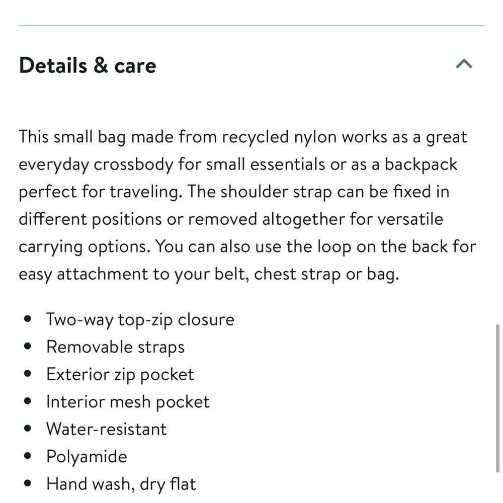 Black Fjallraven Cross body Bag - Picture 3 of 8